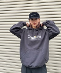 00’s “Carhartt” Print Logo Charcoal BLK Hoodie