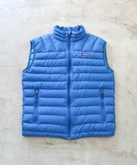 “Patagonia” Blue Goose Down Vest
