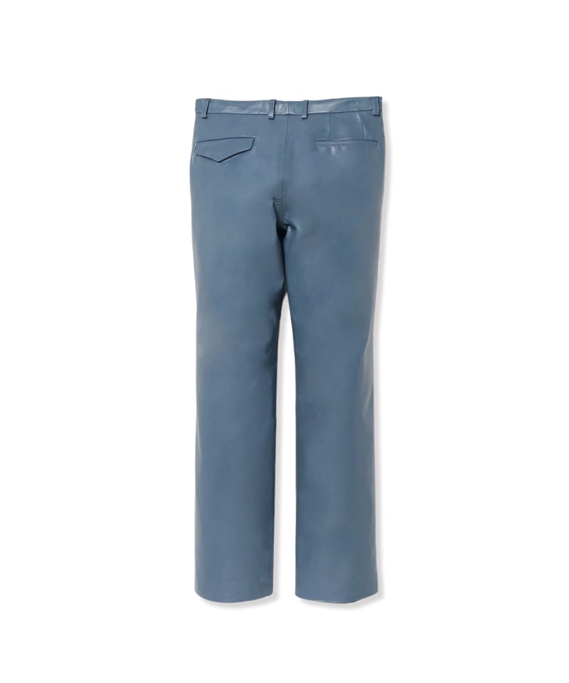 Valaado Ten Blue Leather Pants | THE MOTEL