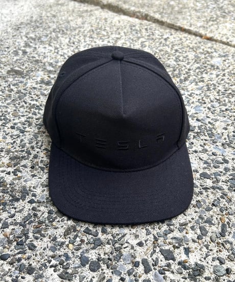 “TESLA” Official Black Logo Cap