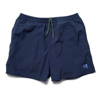 川 nylon shorts / 紺