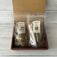 ★★ギフト【お食事のお供にセット】元気いっぱい黒豆ごぼう+ヘルシールイボスマテ（水出）