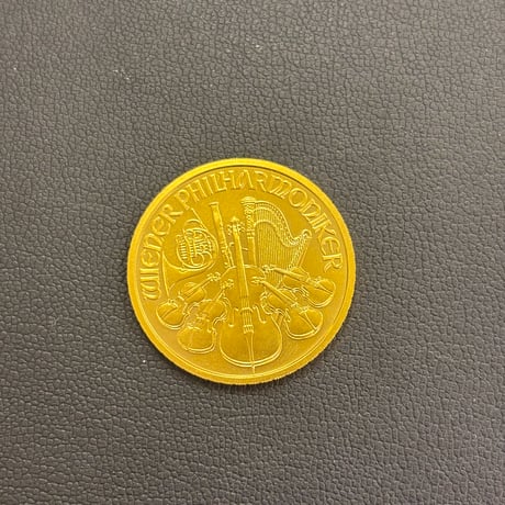 【中古希少】ウィーン金貨ハーモニー(1/2オンス)【配送料込】