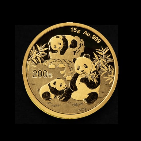 【限定】メープルリーフ記念コイン（1オンス）+ 中国パンダコイン（15g）※特別レンディング50ｇ付セット【配送料込】