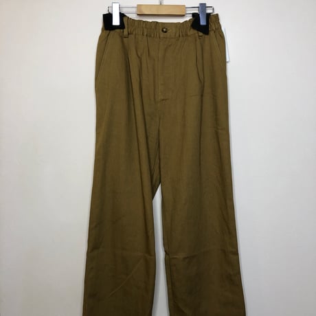 THE PERMANENT EYE/ザパーマネントアイ】yoryu slit straight pants