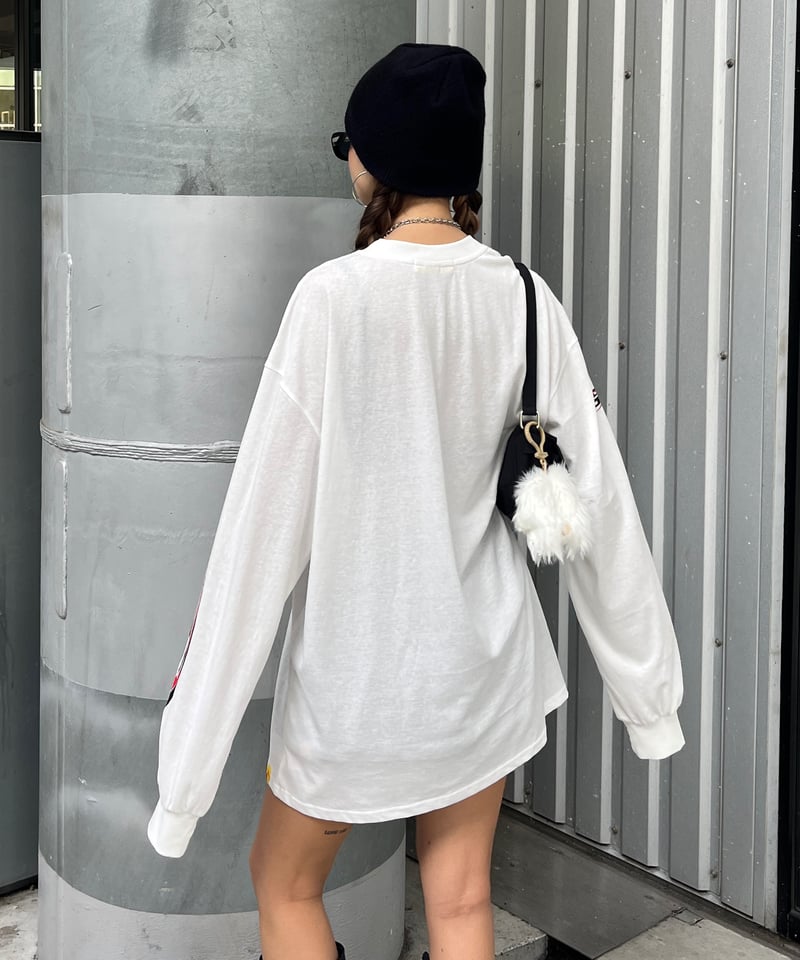 オーバーサイズカサカサロンT｢RECORDS｣#Ri0810 | Miney