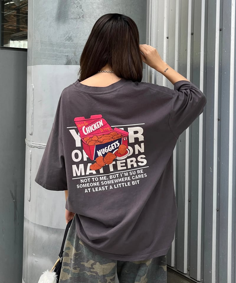 オーバーサイズT｢チキンパーティー｣ #Ri0816 | Miney