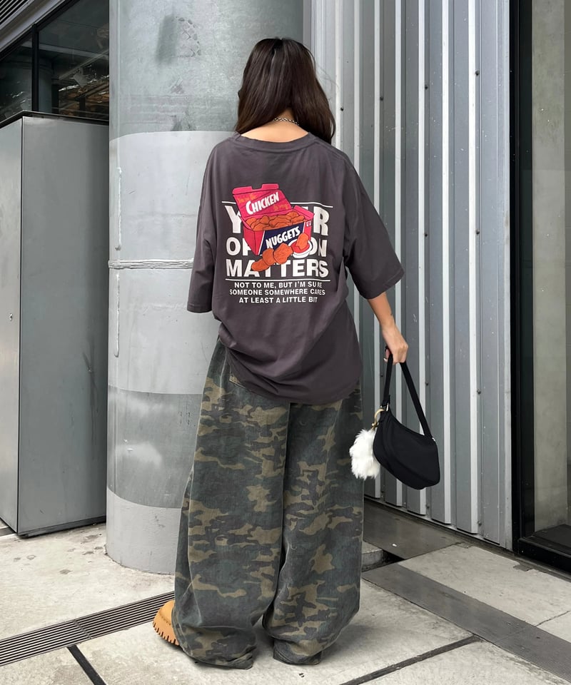 オーバーサイズT｢チキンパーティー｣ #Ri0816 | Miney