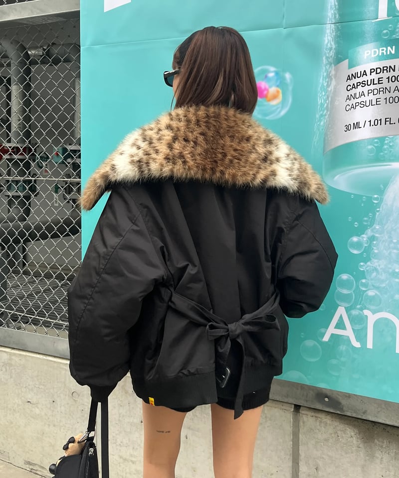 フェイクファーフライトJK｢LEOPARD SKY｣#Ri0875 | Miney