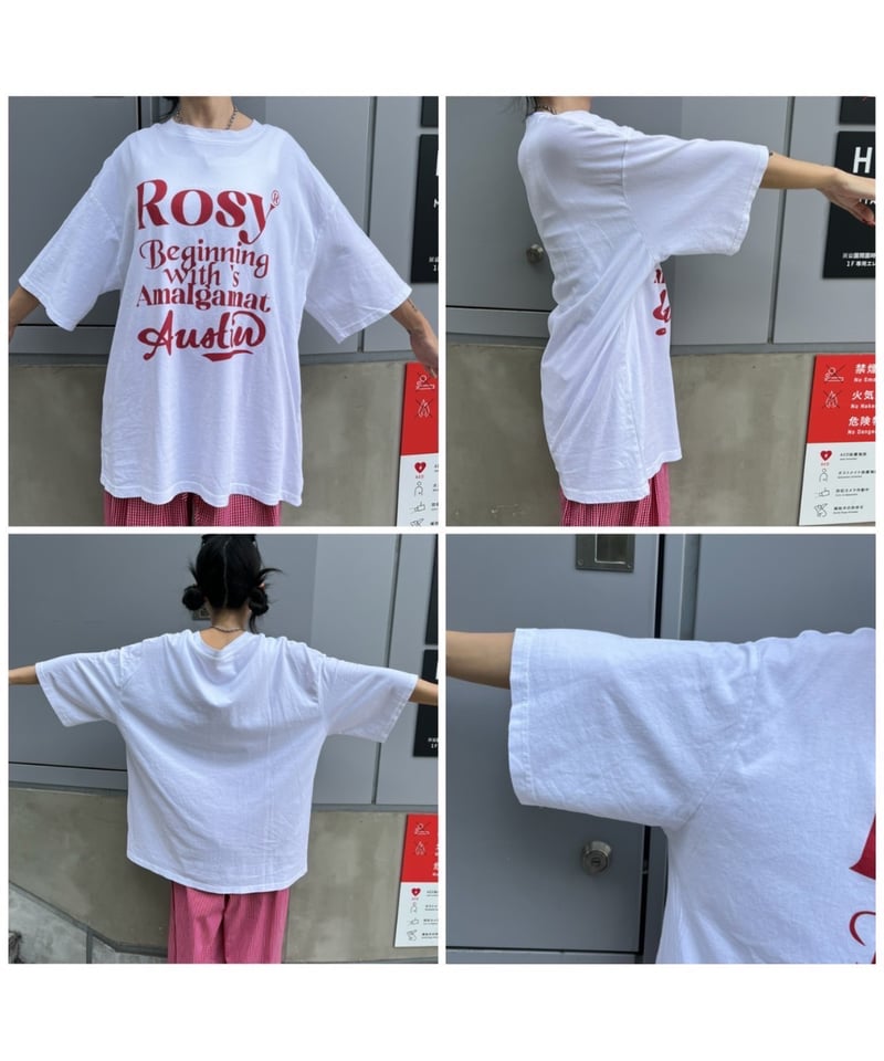 カサカサオーバーサイズT｢Rosy｣#Ri0818 | Miney