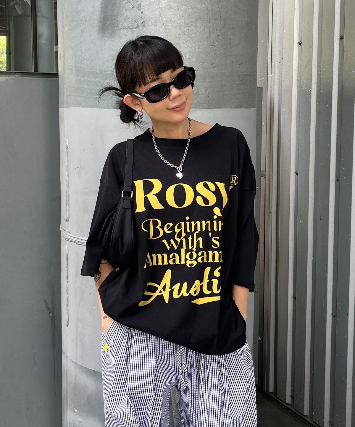 reeee 　サイズS 1着 カサカサオーバーサイズT｢Rosy｣#Ri0818 | Miney