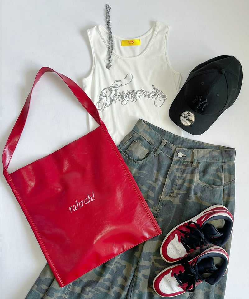 新品✨ VIVIENNE TAM タンクトップ 龍 刺繍 ラインストーン 0 タンクトップ｢SHINE LOGO TANK｣#Wo12512951 | Miney