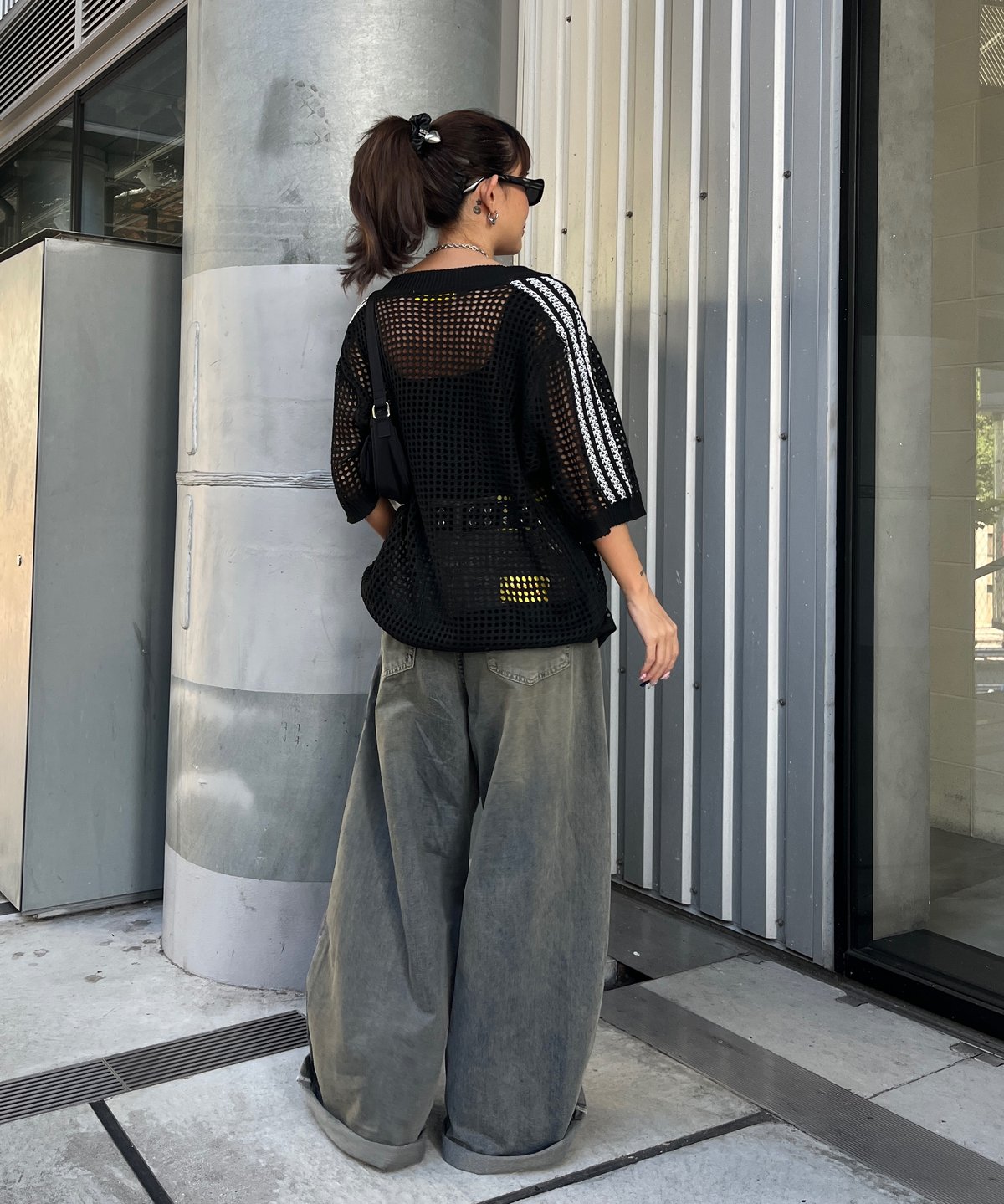 オーバーサイズメッシュZIPTOPS｢UNIFORM56｣#Ri0817 | Miney