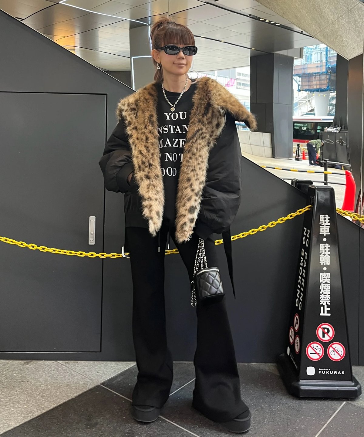 oldpark フライトジャケット　豹柄レパードファー　リメイク フェイクファーフライトJK｢LEOPARD SKY｣#Ri0875 | Miney