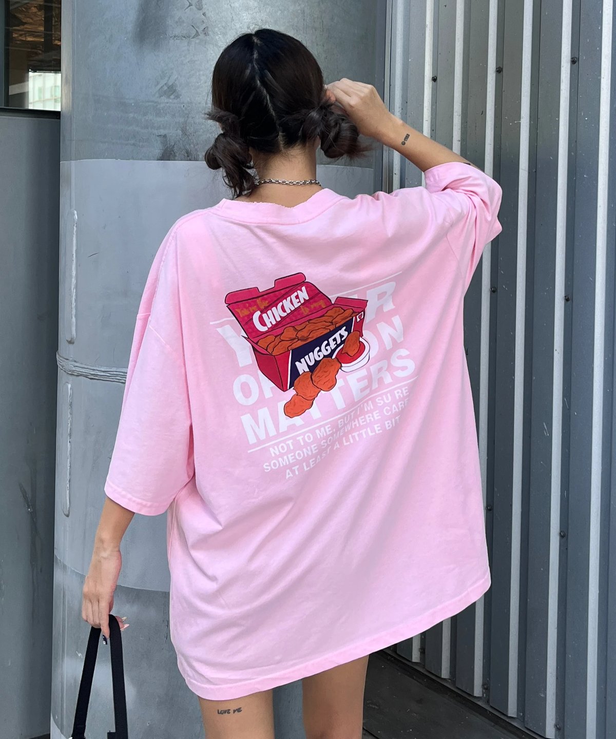 お値下可　ニッキーミナージュ　古着　オーバーサイズ　Tシャツ グラフィックピンク 楽天市場】ニッキーミナージュ（Tシャツ・カットソー｜トップス