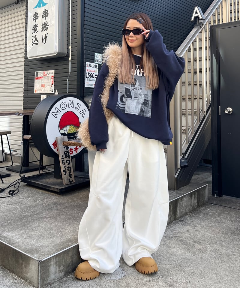 ルーズシルエットポンチPT｢ちょっとたぼっとさん2｣#Ri0886 | Miney