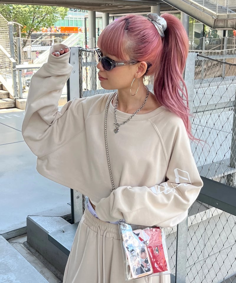 トップス MyMy ORIGINAL/クロップドSWTOPS「腕マイ」 | Miney