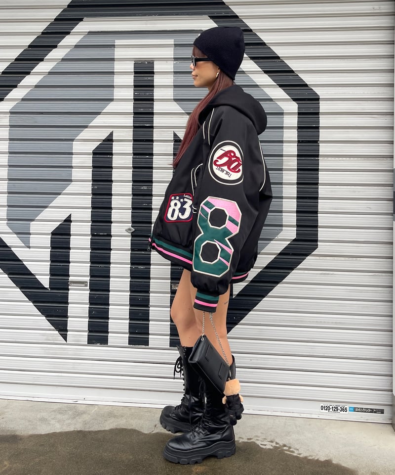 MIMI様　オーダー品 中綿オーバーサイズアウター｢SMILE1988｣#Ri0686 | Miney