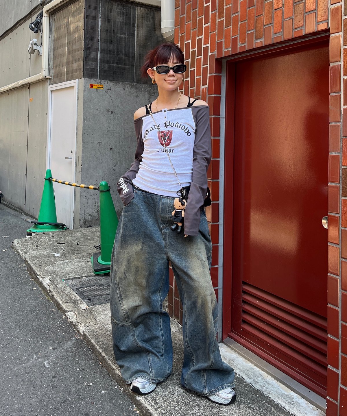 Myne ラグランロンT オフショルラグランロンT｢SLASH｣#Ri0849 | Miney