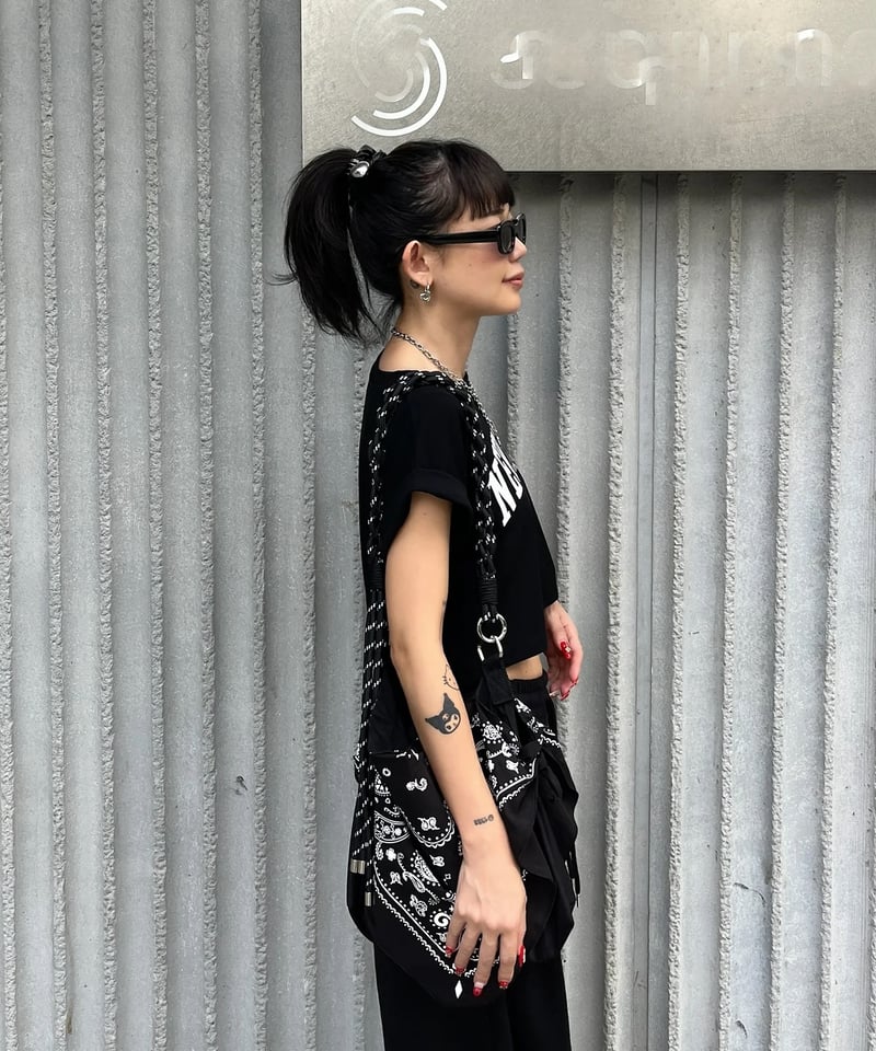 クロップドTOPS｢NY LOGO｣#Ri0819 | Miney