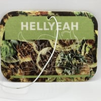 "HELL YEAH" air freshener / tacos