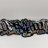"TAG" glitter sticker