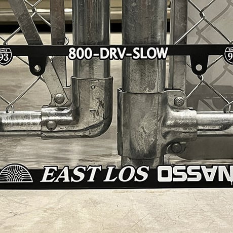 EAST LOS OSSAN licence plate frame x 2枚