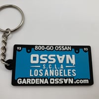 "GARDENA OSSAN" rubber keychain