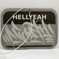 "HELL YEAH" air freshener / raider