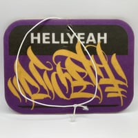 "HELL YEAH" air freshener / laker