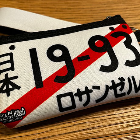 caliナンバー練習中 neoprene zip pouch