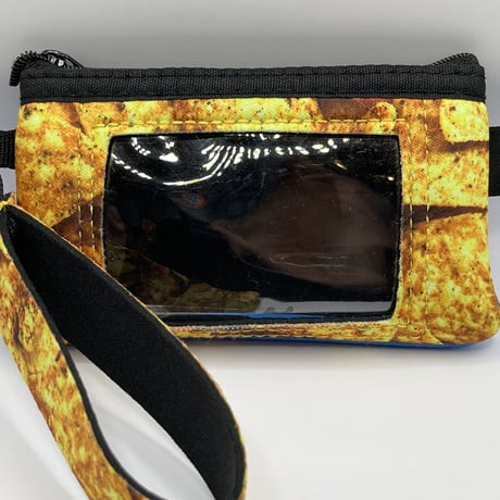 “CHIPS” neoprene zip pouch