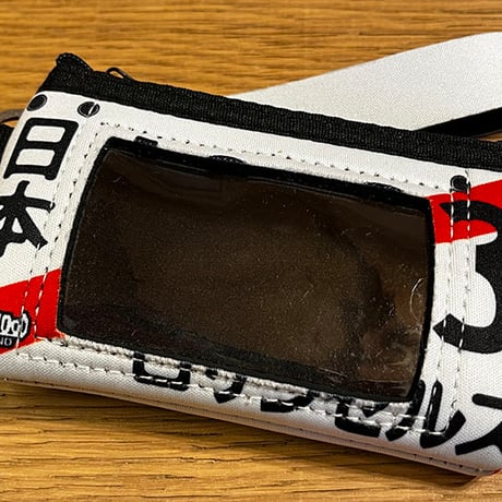 caliナンバー練習中 neoprene zip pouch