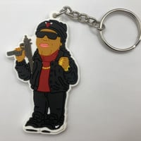 "ENEMY" rubber keychain
