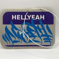 "HELL YEAH" air freshener / dodger