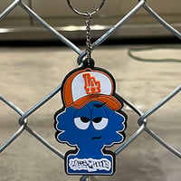 “im big” keychain blue