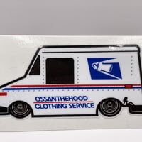 "USPS" sticker