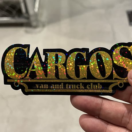 “CARGOS” vinyl sticker (glitter)