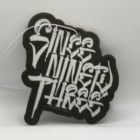 “SINCE NINETY THREE” air freshener