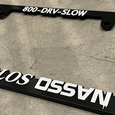 EAST LOS OSSAN licence plate frame x 2枚