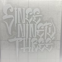 SINCE NIINETY THREE カッティングステッカー / white