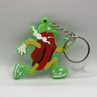 “FOSHO” rubber keychain neon green
