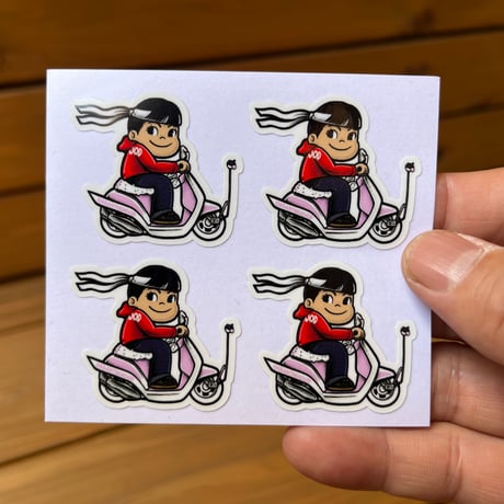 scooter small sticker x 4