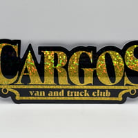 “CARGOS” vinyl sticker (glitter)