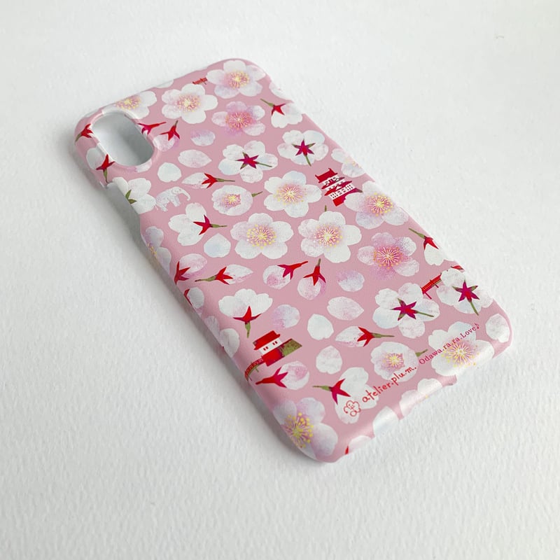 受注］桜咲くお堀端：春昼｜ケース型：iPhone・スマホケース | atelier