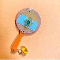Princess hand mirror 【orange】