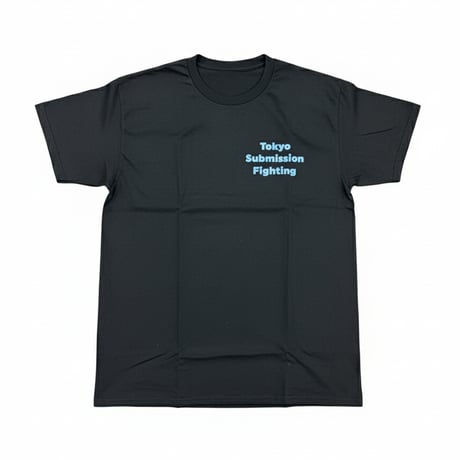 Logo T-shirt (Black Body) ”Dana”Light Blue Logo
