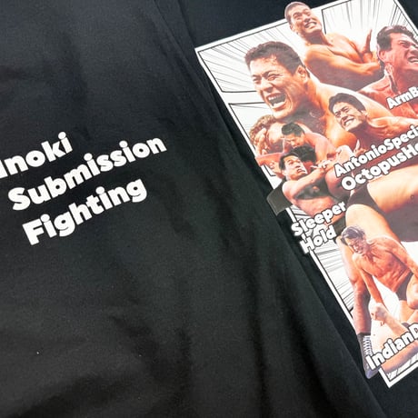 アントニオ猪木/"Inoki Submission Fighting"Black (半袖)