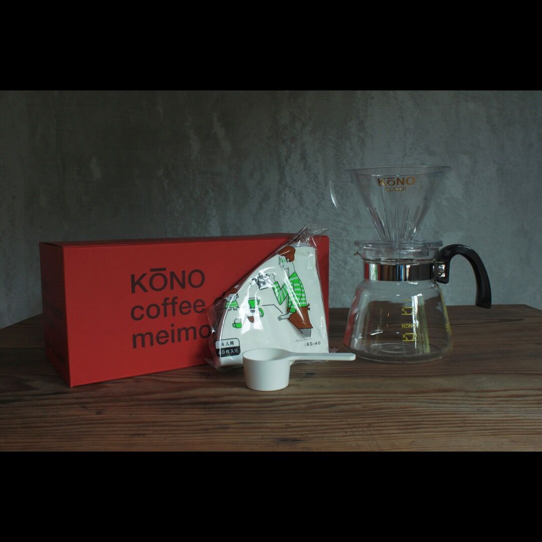 KONO式 名門4人用ドリッパーセット クリア MD-40 | 朔ト梟｜Online Store