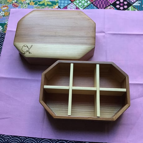 【オーダーメイド】八角形タイプ3 杉　弁当箱